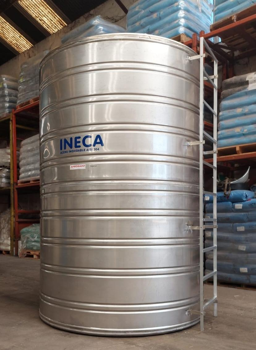 Tanque de acero INECA en planta